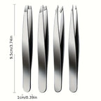 Professional Tweezers 4 Piece Set