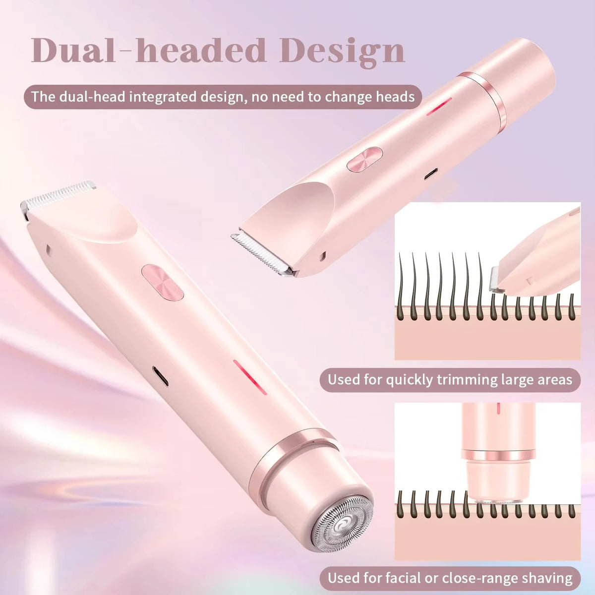 Dual Head Hair Removal
