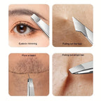 Professional Tweezers 4 Piece Set