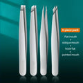 Professional Tweezers 4 Piece Set