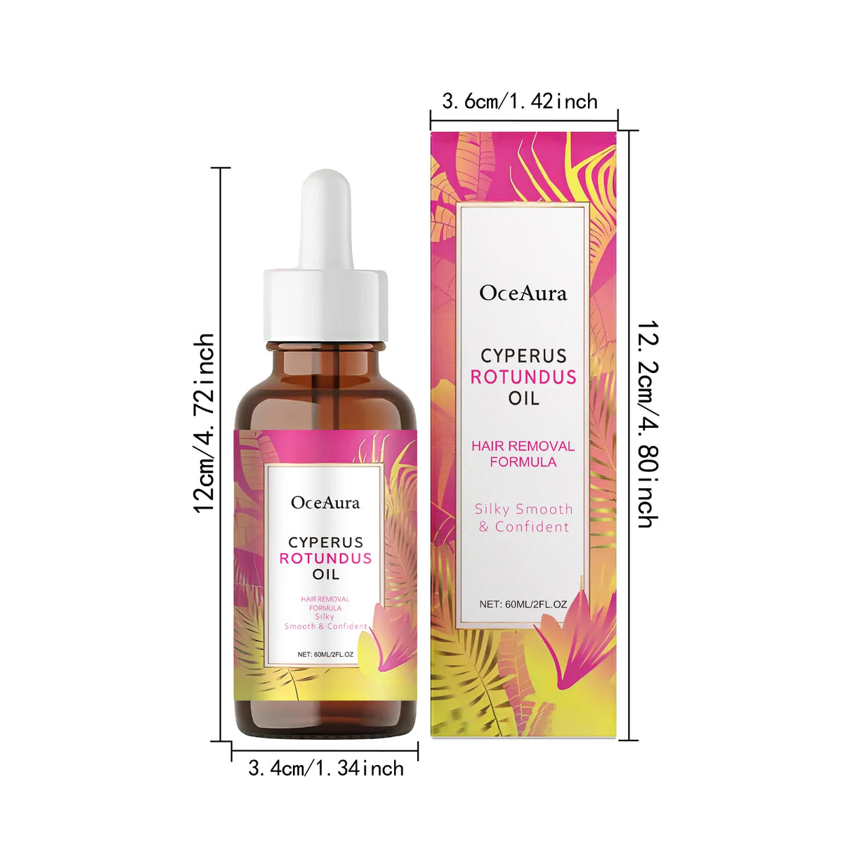 Cyperus Rotundus Oil Body Hair Remover