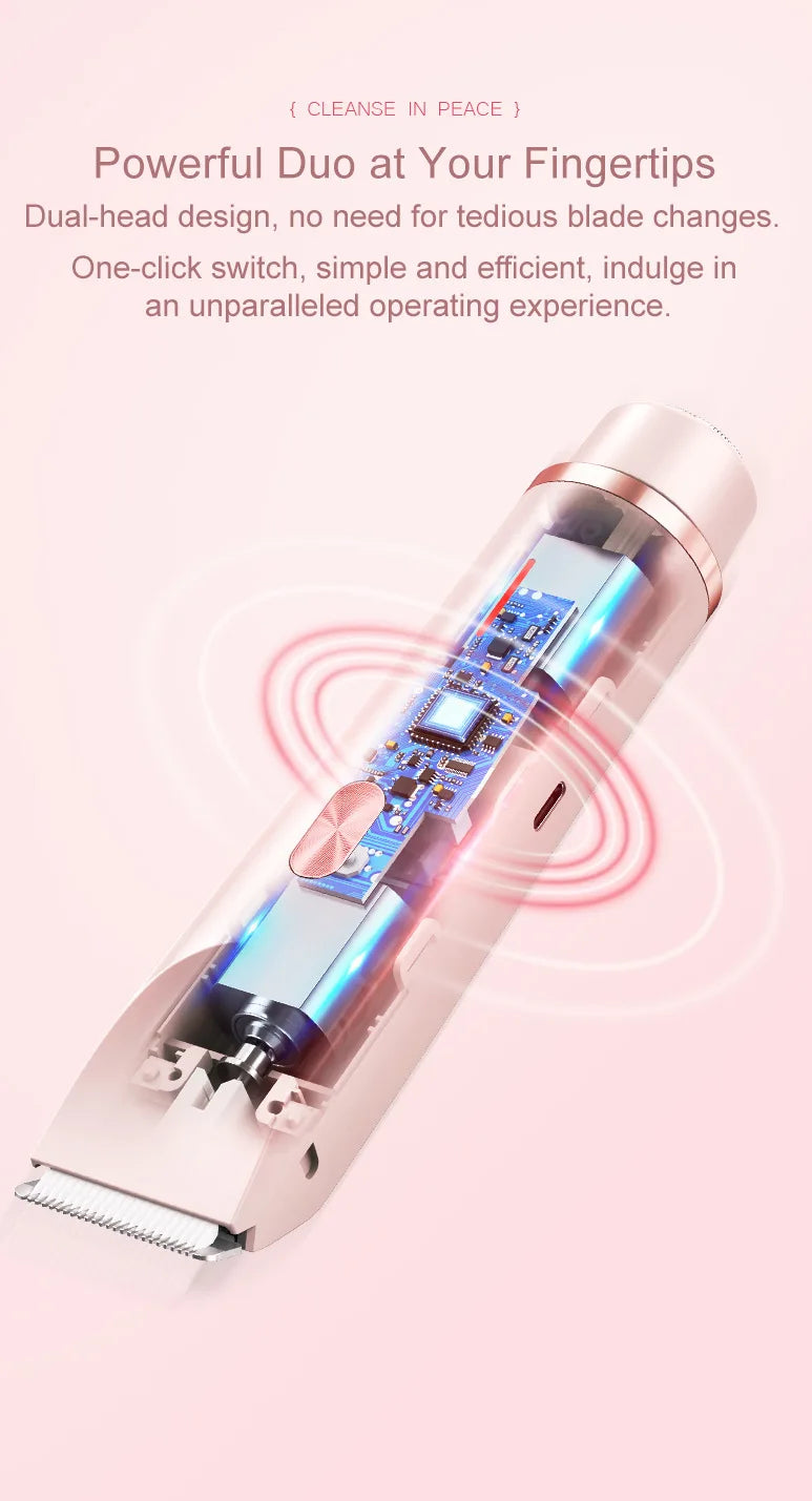 Dual Head Hair Removal