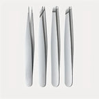 Professional Tweezers 4 Piece Set