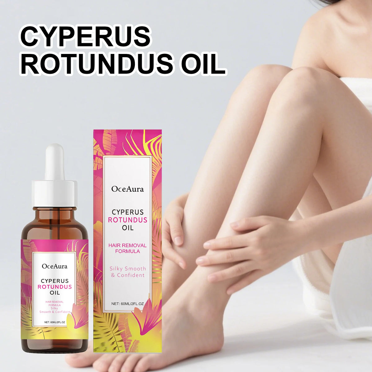 Cyperus Rotundus Oil Body Hair Remover