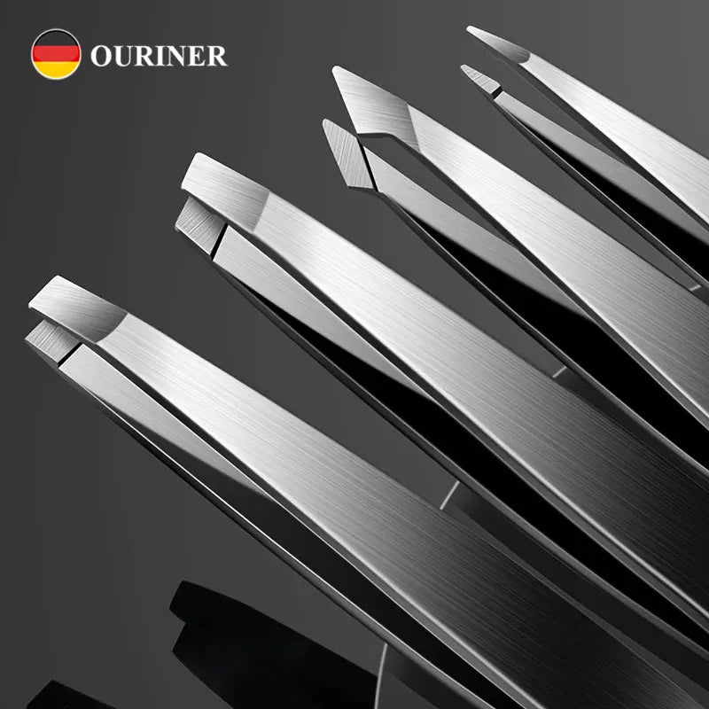 Professional Tweezers 4 Piece Set